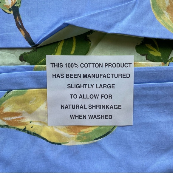 NWT Duvet Cover Droll Designs PINE CONE HILL Queen 100% Cotton Reversible - Picture 5 of 8